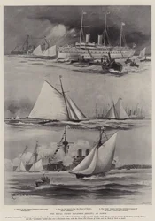 De Regatta van de Royal Yacht Squadron in Cowes